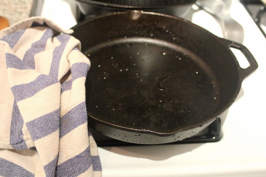 I was re-seasoning my cast iron pan and this was the result! I